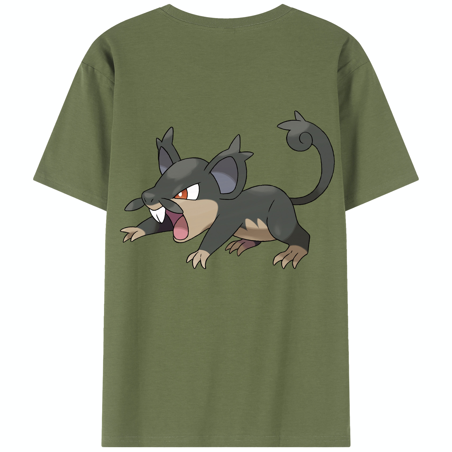 （画像用） ポケットモンスター Pokémon 綿100％半袖Tシャツ（背面プリント）